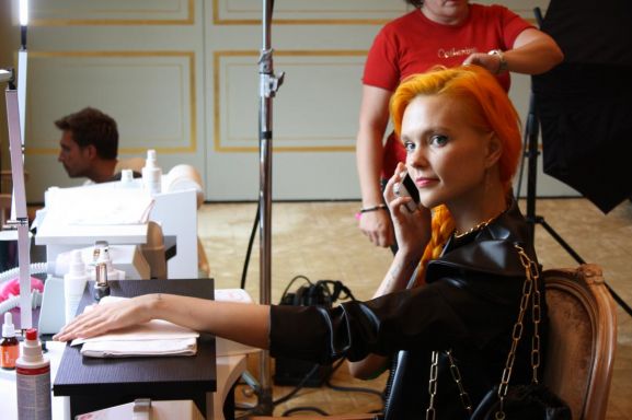 MBFWB: Backstage bei Sava Nald