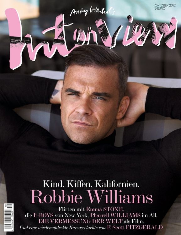 robbie williams cover oktokber german deutsche interview