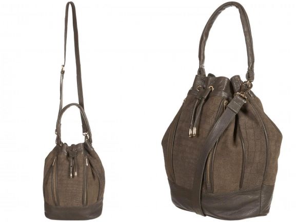 therandomnoise.com Beuteltaschen_Beutel_Sac_Top braun kroko leder topshop