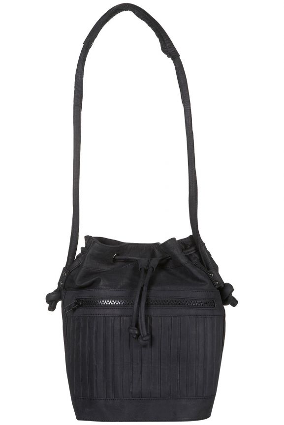 therandomnoise.com Beuteltaschen_Beutel_Sac_Topshop scharz leder leather