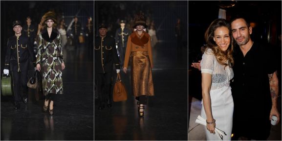 therandomnoise.com-louis-vuitton-paris-fashion-week-fall-winter-2012-2013-Fashion Show Foto Credits owned by Louis Vuitton : Ludwig Bonnet_Sarah Jessica Parker, Marc Jacobs_Celebrities Louis Vuitton : Mazen Saggar - Bertrand Rindoff Petroff